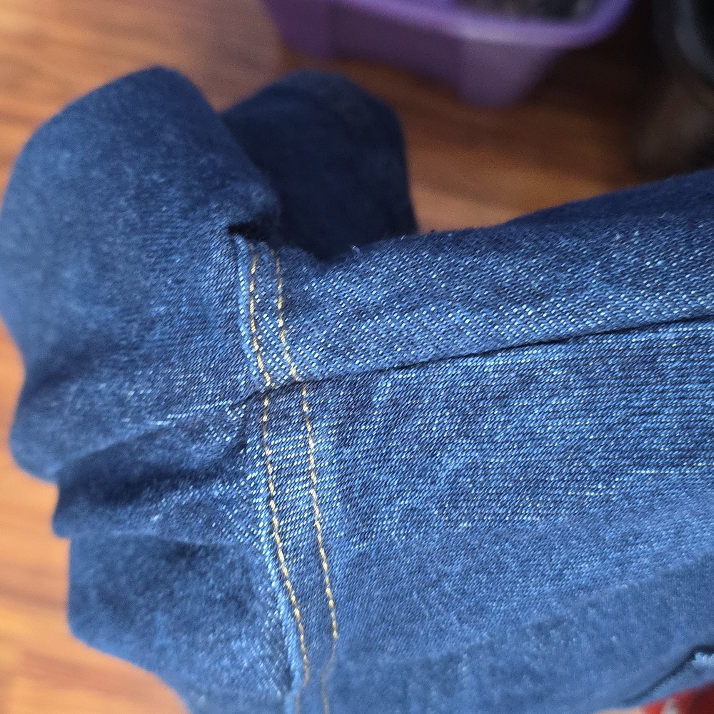 Men's Rustler Dark Blue Jeans - Picture 5 of 5